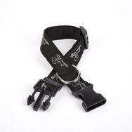 Doggie 3 cm x 36-60 cm Köpek Desenli Dokuma Köpek Boyun Tasması