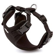 Doggie ADGT10XS-SYH 30x35 cm Siyah Havalı Ped Dokuma Köpek Göğüs Tasması