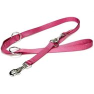 Doggie Ayarlanabilir Özellikli Dokumadan El Yapımı Mor 2.5x120-200 cm Köpek Gezdirme Kayışı