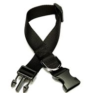 Doggie Ayarlanabilir Özellikli Dokumadan El Yapımı Siyah 2.5x40-50 cm Köpek Boyun Tasması