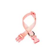 Doggie Ayarlı Dokuma Pembe 1.5x35 cm Köpek Boyun Tasması