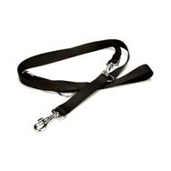 Doggie Classic Siyah 2,5x120-190 cm Medium Deri Köpek Gezdirme Tasması