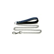 Doggie Comfort Dokuma Saplı Mavi 2.0x110 cm Zincirli Köpek Tasması