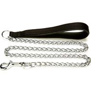 Doggie Comfort Dokuma Saplı Siyah 3.0x110 cm Zincirli Köpek Tasması
