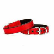 Doggie Comfort Yumuşak Dokuma M Kırmızı Köpek Tasması
