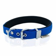 Doggie Comfort Yumuşak Dokuma S 2x30-35 cm Royal Mavi Köpek Boyun Tasması