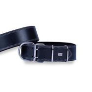 Doggie Dayanıklı Deri Siyah Large 6x65-75 cm Köpek Boyun Tasması