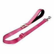 Doggie Dokumadan El Yapımı Emniyet Kemerli Mor 2.5x80-120 cm Köpek Gezdirme Aparatı