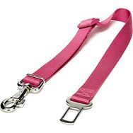 Doggie Dokumadan El Yapımı Kemerli Mor 2.5x50-80 cm Köpek İçin Emniyet Bağlantı Aparatı