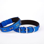 Doggie DSBT-2562 M Boy Kemikli Softlu Mavi Köpek Tasması