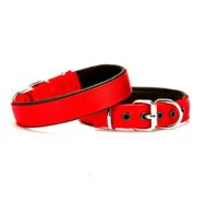 Doggie DSBT 3010 L Dokuma Softlu Kırmızı Köpek Boyun Tasması