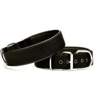 Doggie DSBT-4010 Dokuma Softlu Sade Siyah Köpek Boyun Tasması