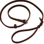 Doggie Eğitim Serisi El Yapımı Boğma Ayarlı Eğitim Kahve 1.1x150 cm Köpek Gezdirme Kayışı