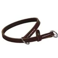 Doggie Eğitim Serisi El Yapımı Boğma Ayarlı Eğitim Kahve 1.5x40-50 cm Köpek Tasması