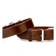 Doggie El Yapımı Kahve 3.5x47-55 cm Köpek Boyun Tasması