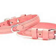 Doggie El Yapımı Pembe 1.5x20-25 cm Köpek Boyun Tasması
