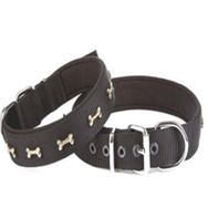Doggie Elit 2,5x42-50 cm Dokumadan Siyah Large Köpek Boyun Tasması