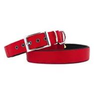 Doggie Elit Dokumadan El Yapımı Kırmızı 5x55-65 cm Köpek Boyun Tasması