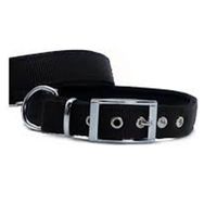 Doggie Elit Dokumadan El Yapımı Siyah 2.5x37-45 cm Köpek Boyun Tasması