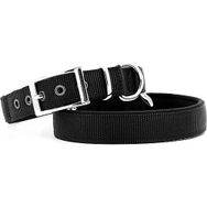 Doggie Elit Dokumadan El Yapımı Siyah 2.5x42-50 cm Köpek Boyun Tasması