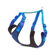 Doggie Hava Alan Dokumadan El Yapımı Lacivert 2.5x65-75 cm Köpek Göğüs Tasması