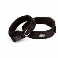 Doggie Hava Alan Dokumadan El Yapımı Siyah 1.5x30-40 cm Köpek Boyun Tasması