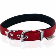 Doggie Kırmızı Small 2x30 35 cm Comfort Dokuma Kemikli Köpek Boyun Tasması