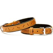 Doggie Konfor Deri Camel 2x30-35 cm Köpek Boyun Tasması