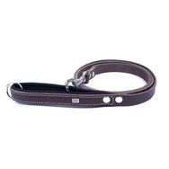 Doggie Konfor Deri Kahverengi Medium 2x140 cm Köpek Gezdirme Tasması