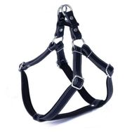 Doggie Konfor Deri Ronin Siyah Small 1.5x40 45 cm Köpek Göğüs Tasması
