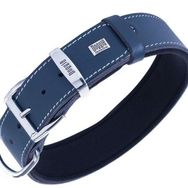 Doggie Konfor Deri Royal Mavi 3.5x52-60 cm Köpek Boyun Tasması