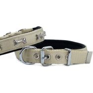 Doggie Konfor Dokuma Kemikli Haki 2x35-40 cm Köpek Boyun Tasması