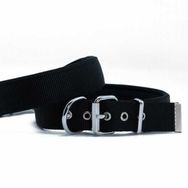 Doggie Konfor Dokuma Siyah 2.5x42-50 cm Köpek Boyun Tasması