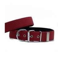 Doggie Konfor Dokuma Siyah Kırmızı Small 5x50-60 cm Köpek Boyun Tasması