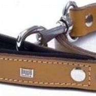 Doggie Konfor Klasik Deri 3x100 cm Camel Köpek Gezdirme Tasması