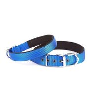 Doggie Konforlu Dokumadan El Yapımı Lacivert 2.5x37-45 cm Köpek Boyun Tasması