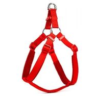 Doggie Konforlu Dokumadan El Yapımı Ronin Model Kırmızı 1.5x40-45 cm Köpek Göğüs Tasması