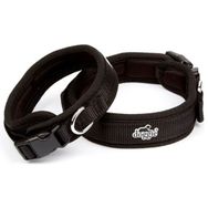 Doggie Konforlu Dokumadan El Yapımı Siyah 1.5x25-30 cm Köpek Boyun Tasması