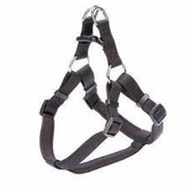 Doggie Konforlu El Yapımı Ronin Model Siyah 2x45-55 cm Köpek Göğüs Tasması