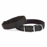 Doggie Konforlu El Yapımı Siyah 4x57-65 cm Köpek Boyun Tasması