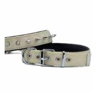 Doggie Large 2.5x42-50 cm Haki Comfort Dokuma Çivili Köpek Boyun Tasması