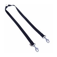 Doggie M 2x70-70 cm Siyah Dokuma Emniyet Kemerli Köpek Gezdirme Kayışı
