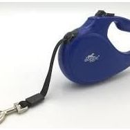 Doggie Master Seri Royal Mavi 50 kg 5 mt Otomatik Uzatma Tasması