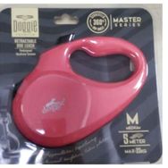 Doggie Master Serisi Pembe 25 kg / 5 mt Otomatik Uzatma Tasması