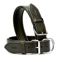Doggie Medium Siyah 4x52 60 cm Fırstclass Köpek Deri Boyun Tasması