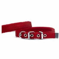 Doggie Polar Dokumadan El Yapımı Kırmızı 1.5x25-30 cm Köpek Boyun Tasması