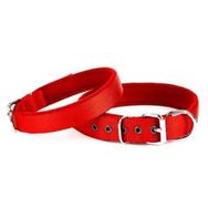 Doggie Polar Dokumadan El Yapımı Kırmızı 2.5x42-50 cm Köpek Boyun Tasması