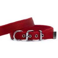Doggie Polar Dokumadan El Yapımı Kırmızı 2x30-35 cm Köpek Boyun Tasması