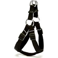 Doggie Polar Dokumadan El Yapımı Ronin Model Siyah 1.5x35-40 cm Köpek Göğüs Tasması