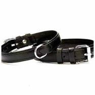 Doggie Polar Dokumadan El Yapımı Siyah 3x47-55 cm Köpek Boyun Tasması
